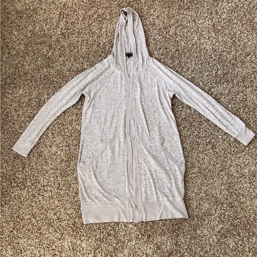 Inspired Hearts Beige Hooded Cardigan